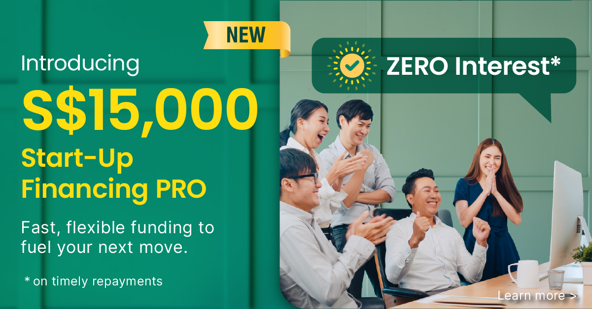 S$15,000 Start-Up Financing PRO with zero interest by Funding Societies